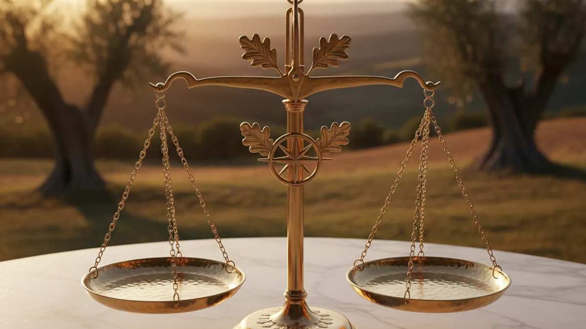 職種比較を象徴する天秤