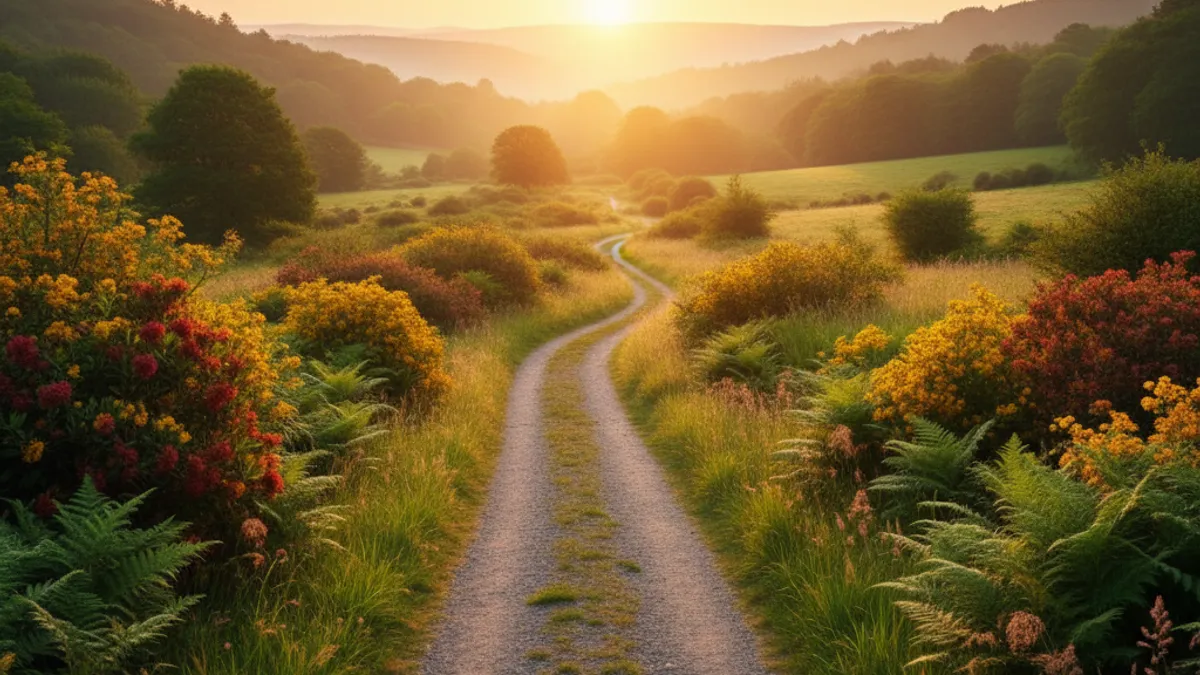 キャリアの成長と新しい始まりを象徴する風景