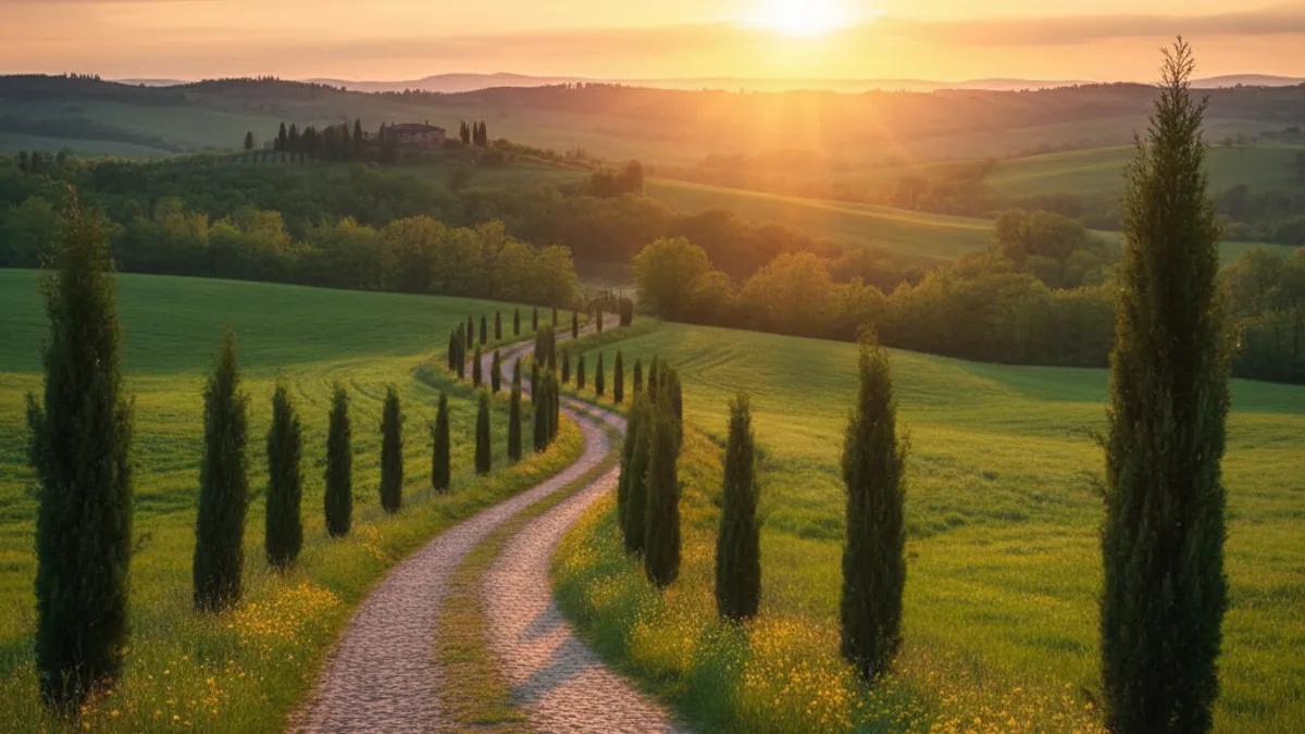 キャリアの成長と新しい始まりを象徴する風景