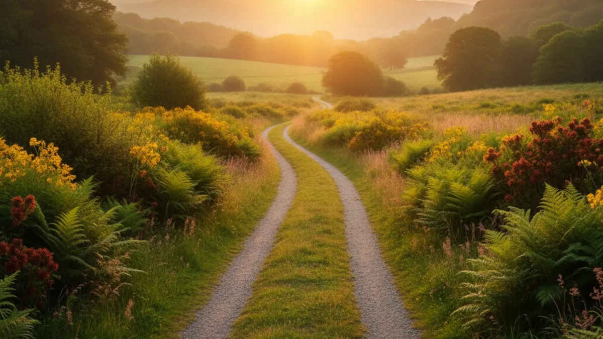 キャリアの成長と新しい始まりを象徴する風景