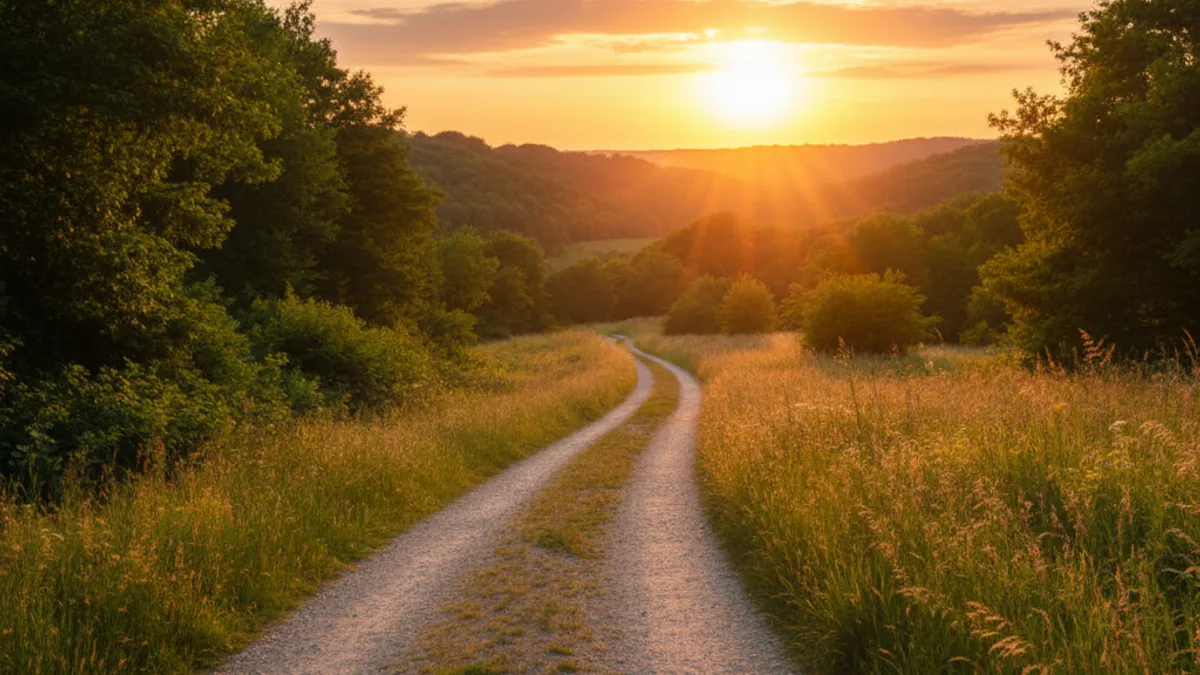 キャリアの成長と新しい始まりを象徴する風景