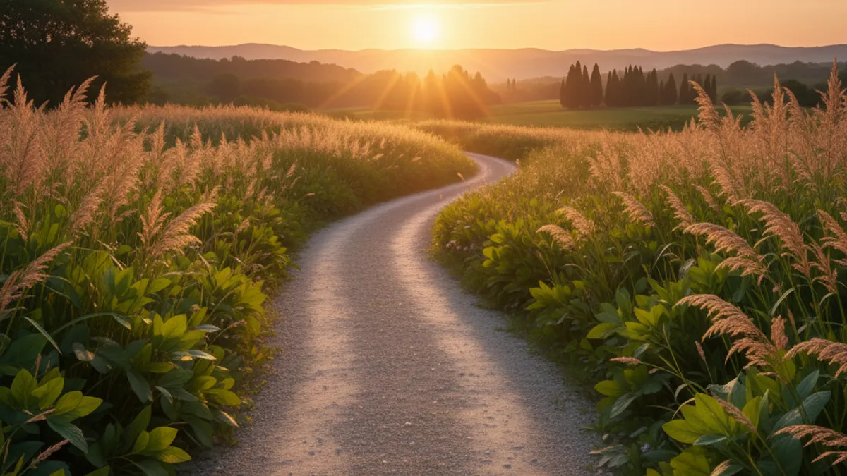 キャリアの成長と新しい始まりを象徴する風景