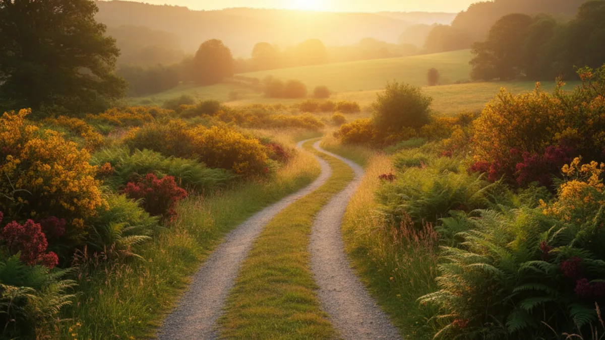 キャリアの成長と新しい始まりを象徴する風景