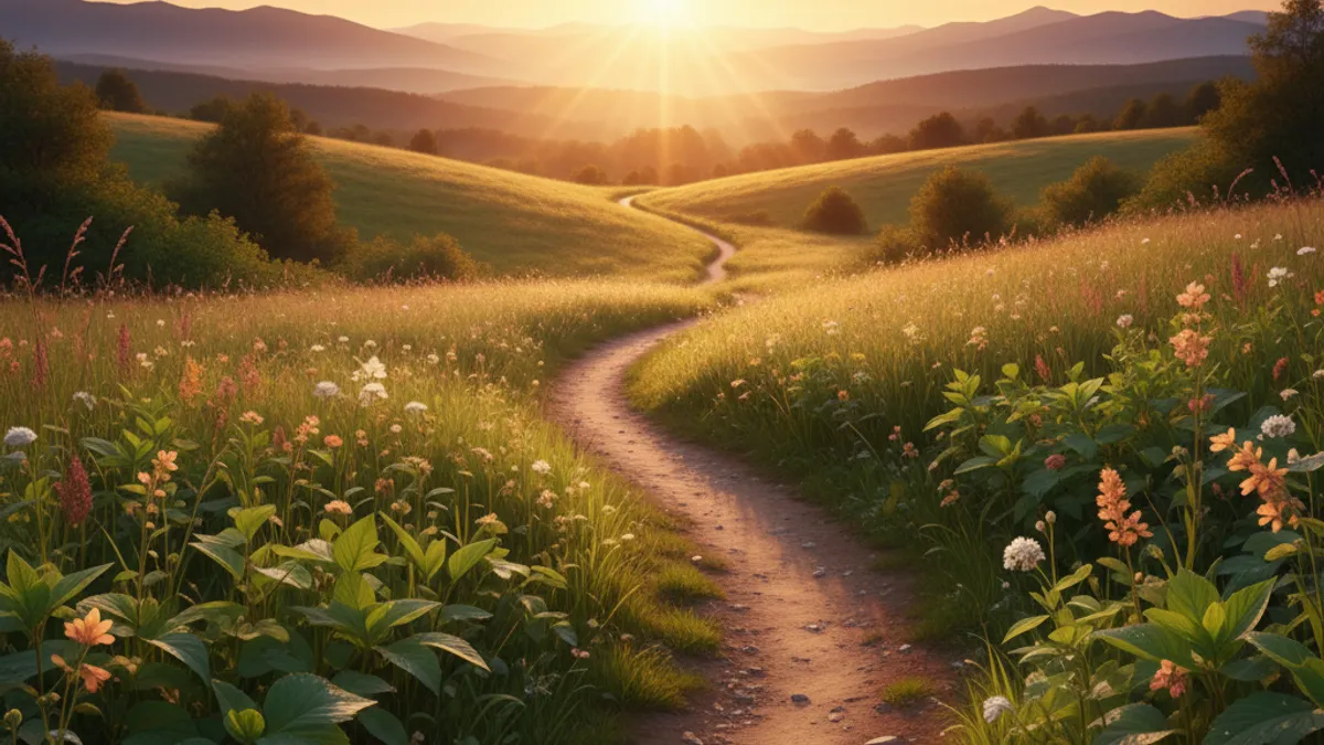 キャリアの成長と新しい始まりを象徴する風景