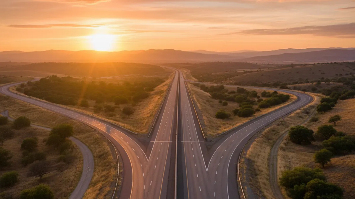 キャリアチェンジを象徴する2つの道