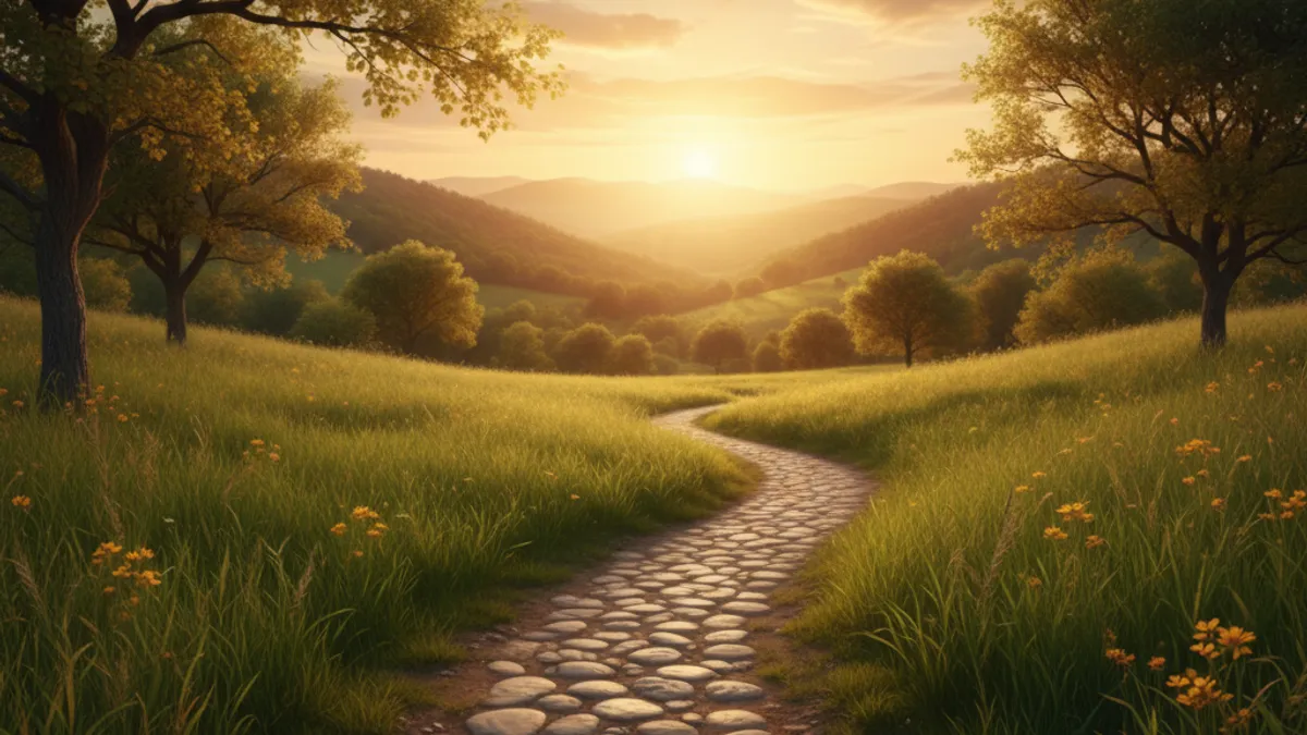 キャリアの成長と新しい始まりを象徴する風景