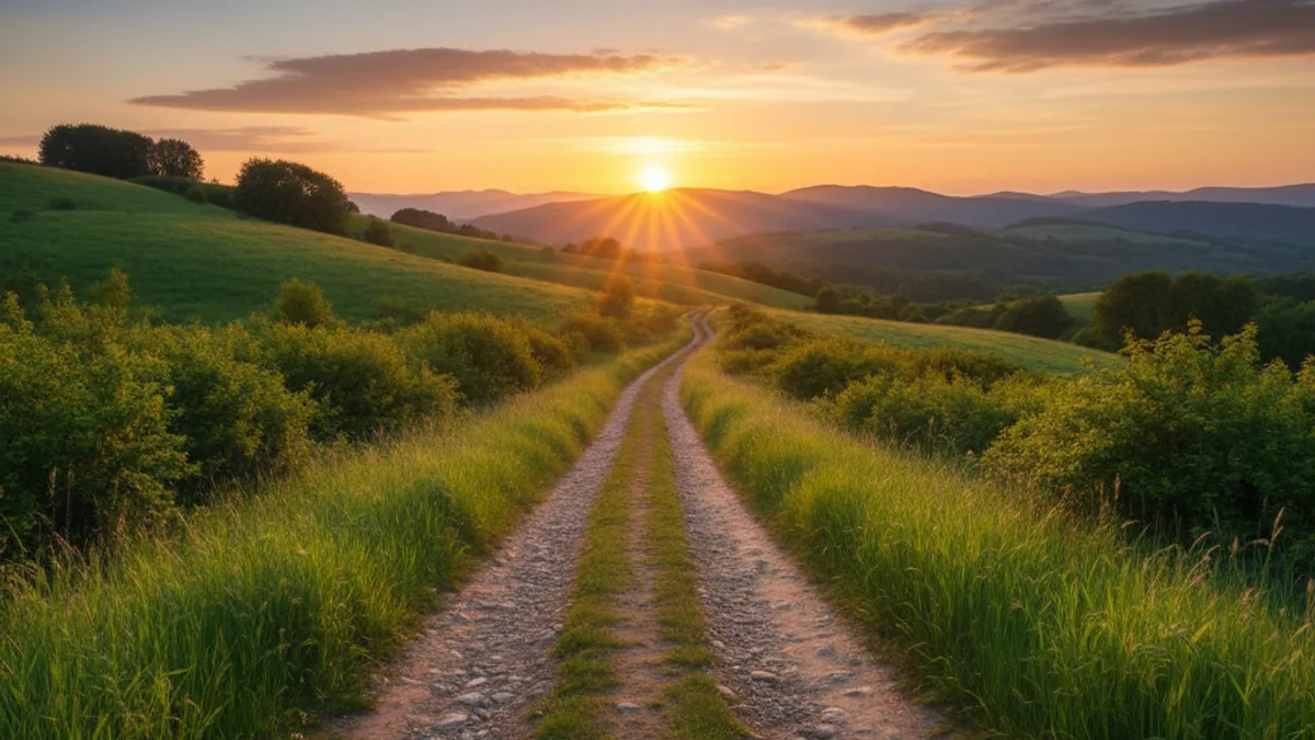キャリアの成長と新しい始まりを象徴する風景