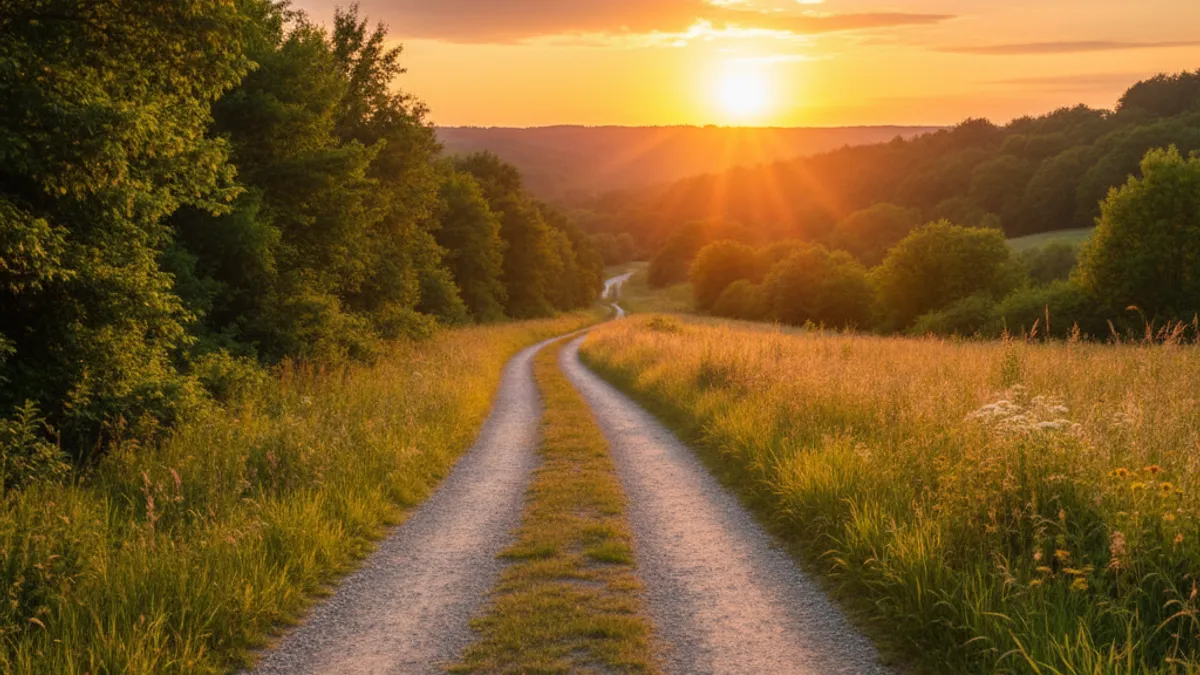 キャリアの成長と新しい始まりを象徴する風景