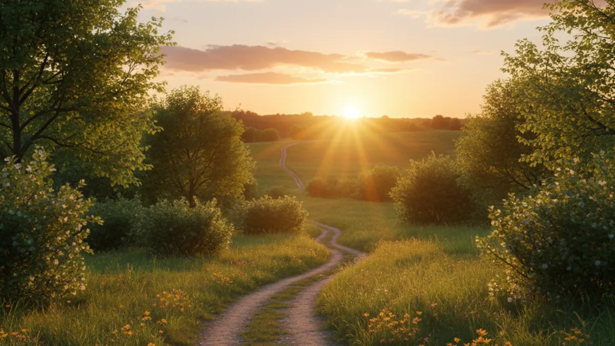 キャリアの成長と新しい始まりを象徴する風景