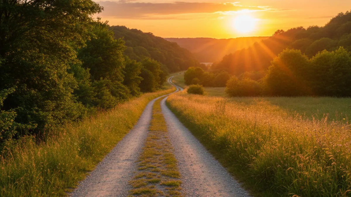 キャリアの成長と新しい始まりを象徴する風景