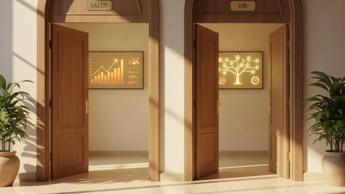 営業から人事へのキャリアチェンジを象徴する2つの扉