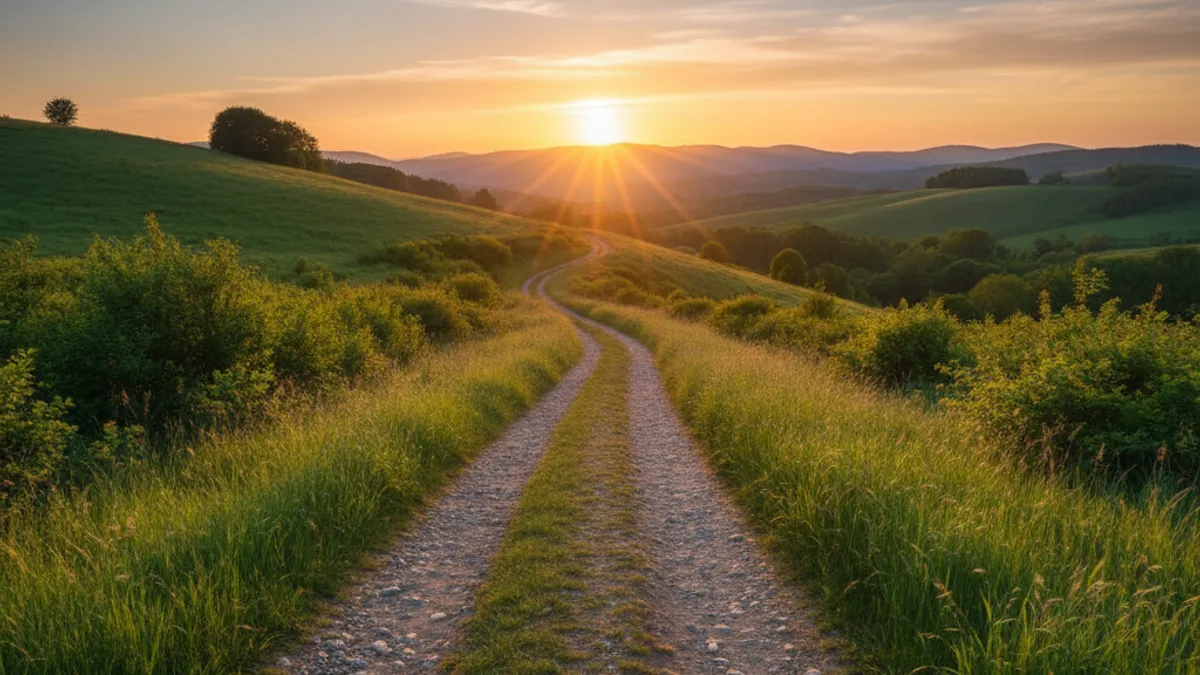 キャリアの成長と新しい始まりを象徴する風景