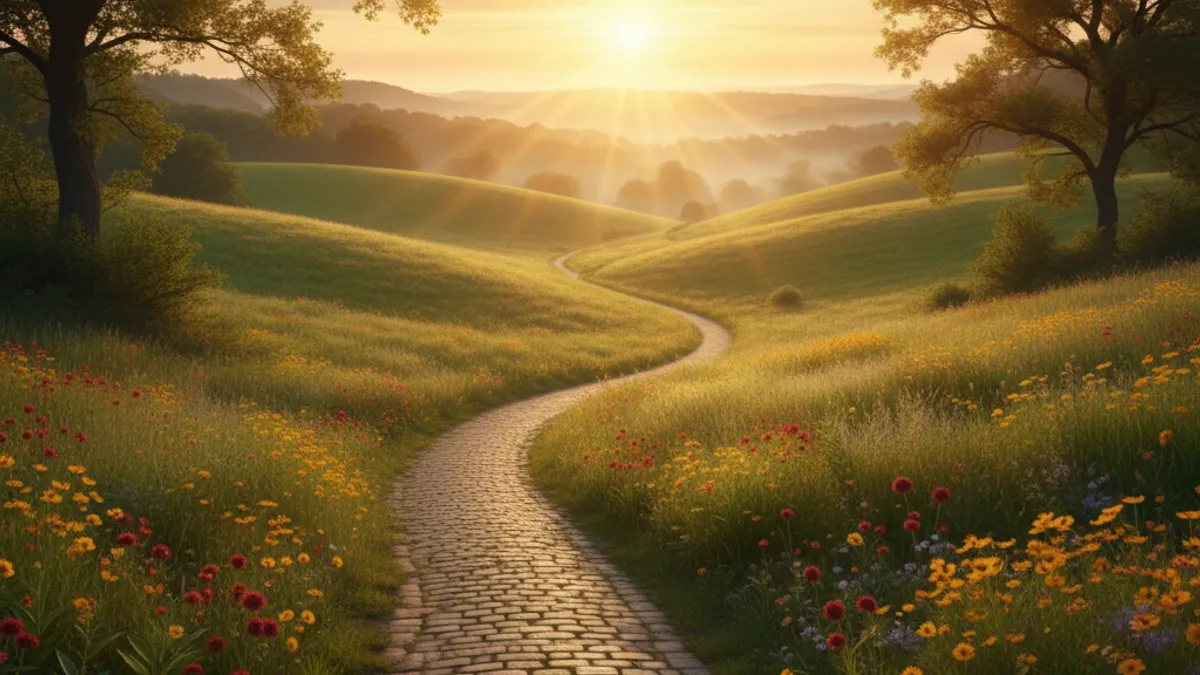 キャリアの成長と新しい始まりを象徴する風景