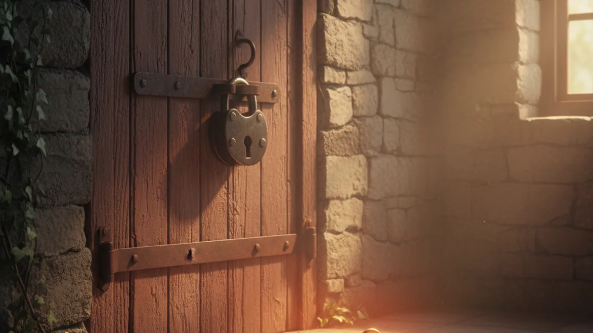 障壁の突破を象徴する鍵と扉