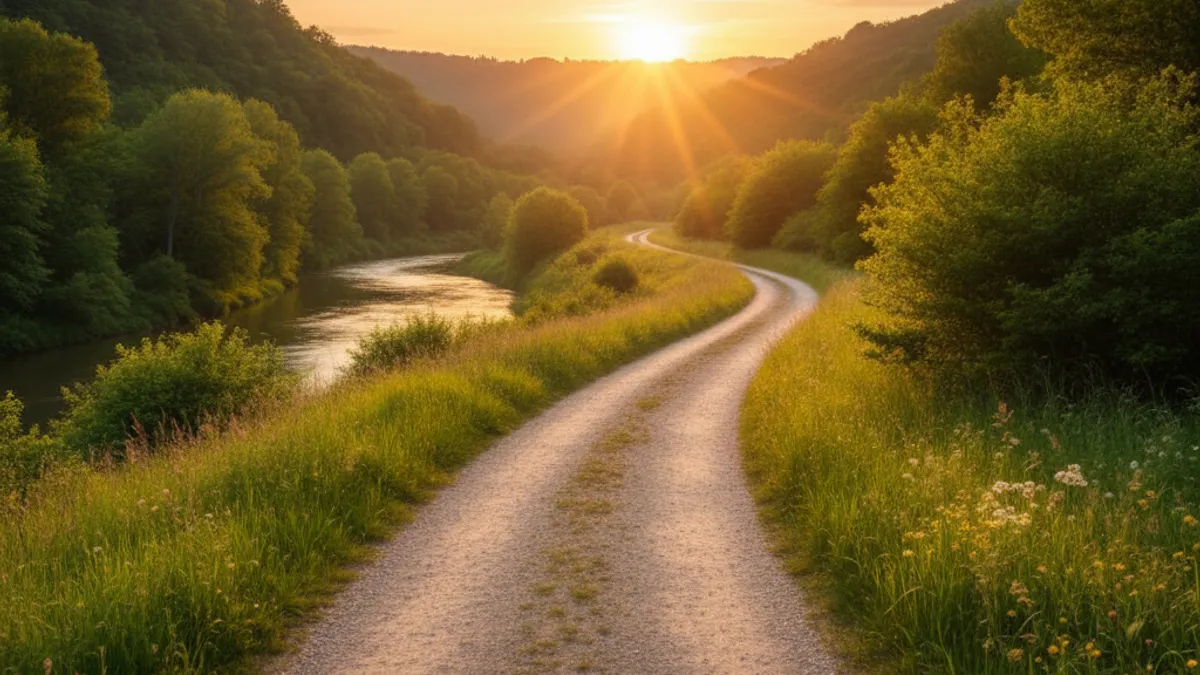 キャリアの成長と新しい始まりを象徴する風景