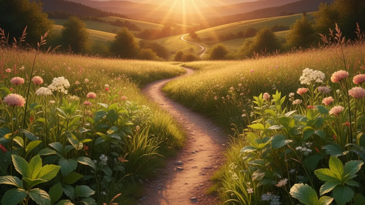 キャリアの成長と新しい始まりを象徴する風景